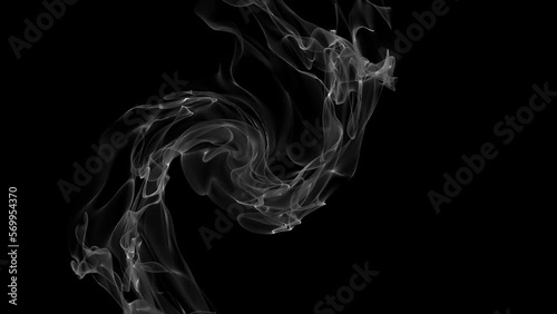 Slow motion of white smoke effect. Filmed on high speed cinema camera. Just drop it into your project. Alpha channel included.