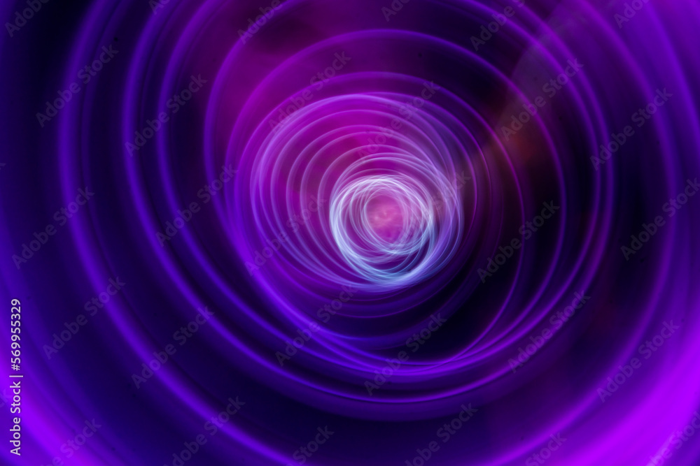 Tunnel light wave of energy with elegant glowing lines. Abstract technology background. High quality photo Tunnel light wave of energy with elegant glowing lines. Abstract technology background. High quality photo