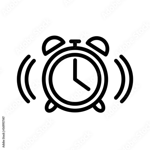 Alarm icon template PNG