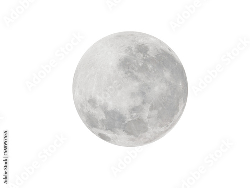 The beautiful moon  Super moon in the night sky.