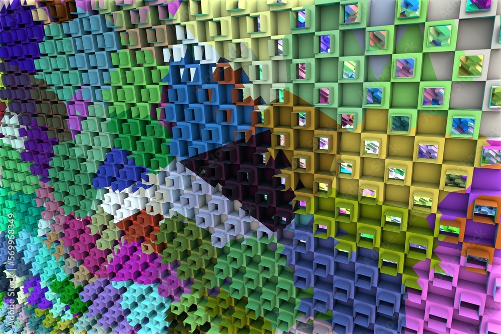 3D ILLUSTRATION RENDERING. ABSTRACT BACKGROUND SQUARE PATTERN DIMENSION OBJECT TRENDY COLORFUL GEOMETRY DISTORTED EFFECT GRAPHIC TEXTURE. PERSPECTIVE SCIENCE TECHNOLOGY PRESENTATION RANDOM DESIGN. 3D ILLUSTRATION RENDERING. ABSTRACT BACKGROUND SQUARE PATTERN DIMENSION OBJECT TRENDY COLORFUL GEOMETRY DISTORTED EFFECT GRAPHIC TEXTURE. PERSPECTIVE SCIENCE TECHNOLOGY PRESENTATION RANDOM DESIGN.