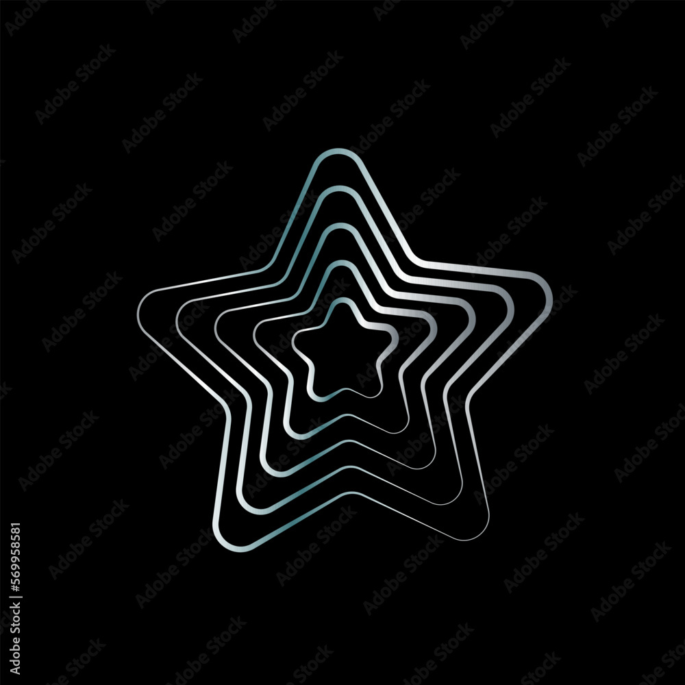 Star, abstract, symbol logo. Award, top quality, star series of vector design elements