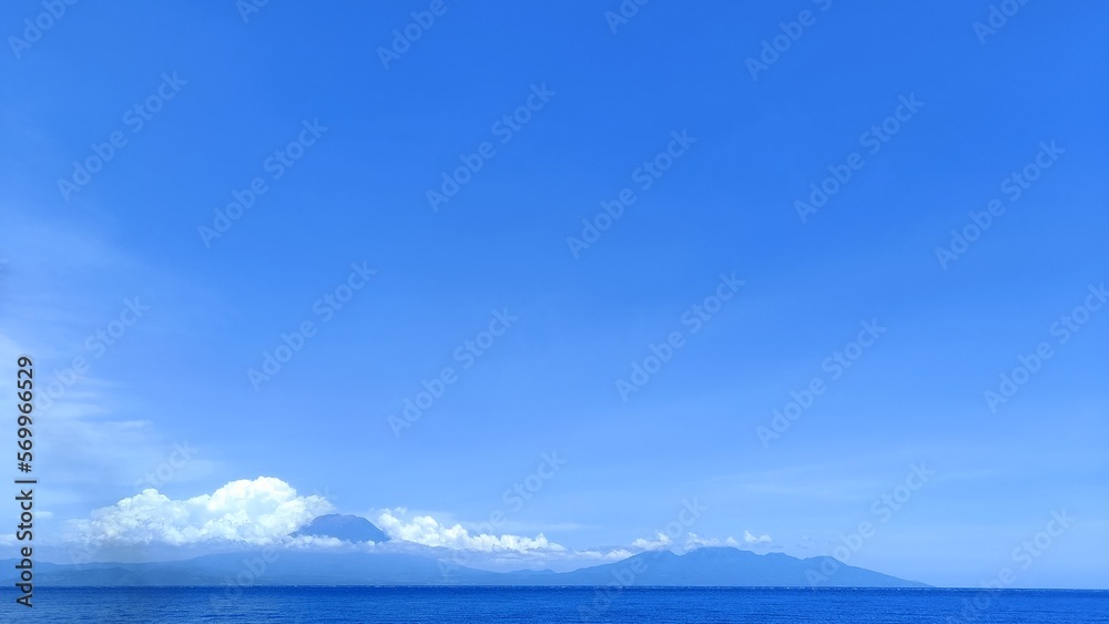 blue sky and clouds