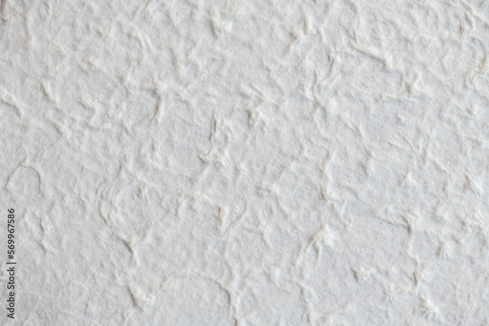 White mulberry paper texture use dry flower and leaf fiber mix for abstract texture background. Mulberry paper with texture background white tone. White mulberry paper texture use dry flower and leaf fiber mix for abstract texture background. Mulberry paper with texture background white tone.
