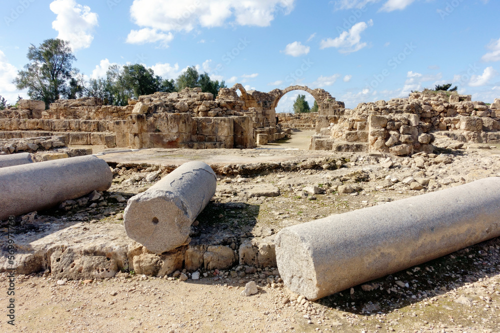 Saranda Kolones ruins of Pafos