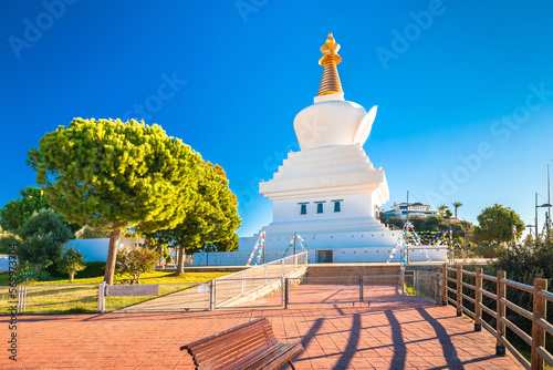 Stupa of Enlightenment in Benalmadena view photo