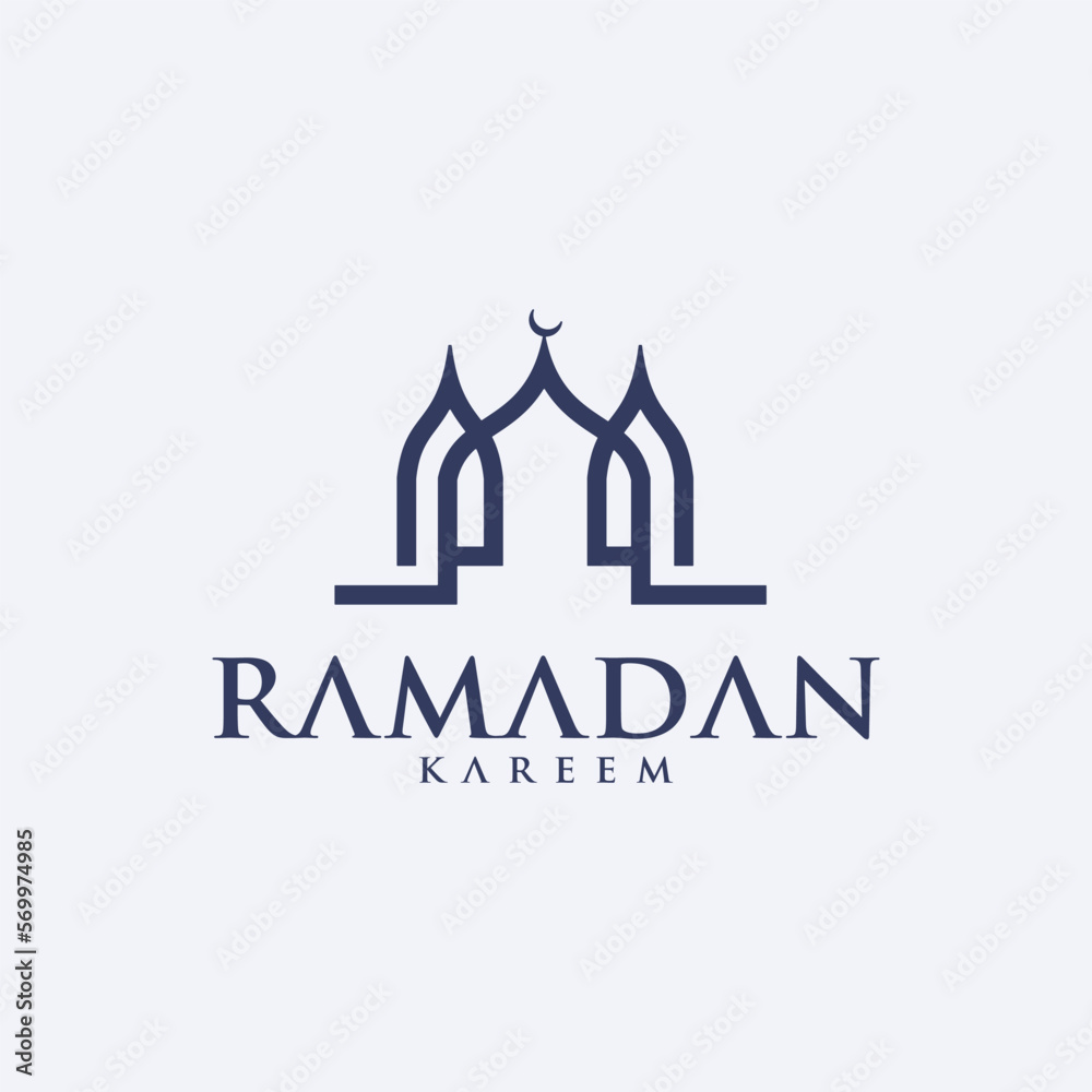 ramadan kareem vector set logo to welcome ramadan holy month of muslims template ramadan kareem vector set logo to welcome ramadan holy month of muslims template