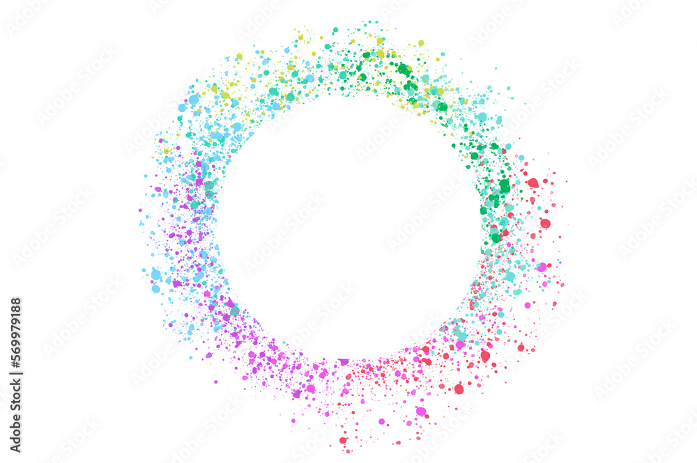 colorful circle frame circle light frame Isolated on transparent background PNG file colorful circle frame circle light frame Isolated on transparent background PNG file