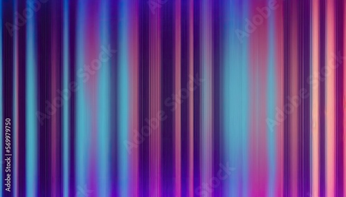 Abstract colorful lines background with blurry texture. Purple and blue gradient. Generative AI illustration.