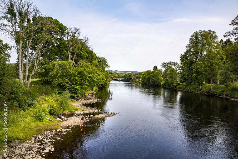 Pitlochry, a walk along the River Tummel in the heart of Perthshire Pitlochry, a walk along the River Tummel in the heart of Perthshire