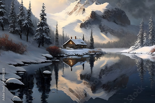 Winter landscapes and snow scenes,winter-landscape-snow-mountains