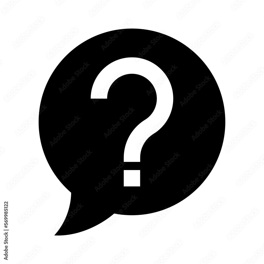 question mark symbol in trendy flat design question mark symbol in trendy flat design