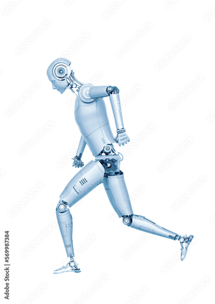 almost human cyberman is angry and walking almost human cyberman is angry and walking