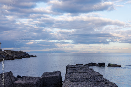 Panorama dalla costa ionica etnea di Riposto photo