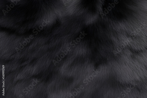 Textura de pelo preto photo