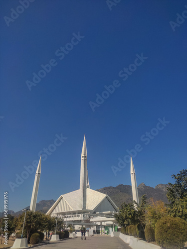 Shah Faisal Mosque is one of the largest Mosques in the World which is situated in Islamabad, Pakistan.