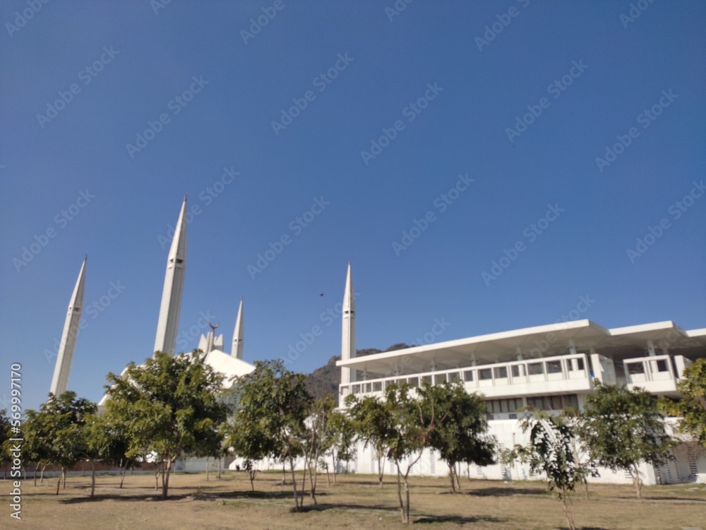 Shah Faisal Mosque is one of the largest Mosques in the World which is situated in Islamabad, Pakistan.