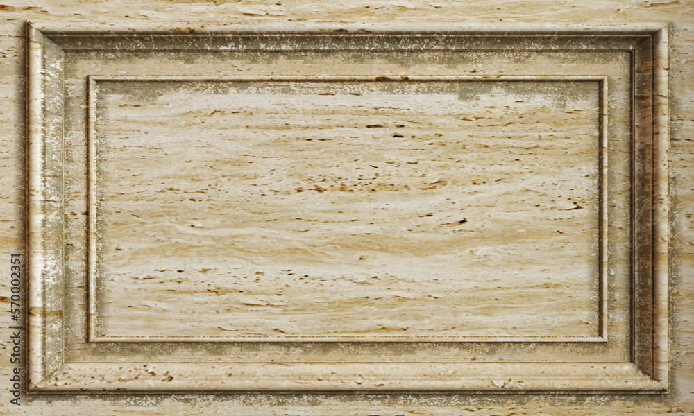 Marble vintage old plaque background template Stock Illustration