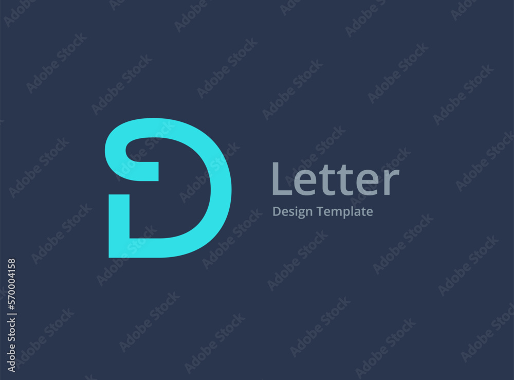 Letter D logo icon design template elements Letter D logo icon design template elements