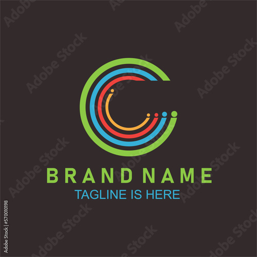 Abstract logo design.Vector logo template