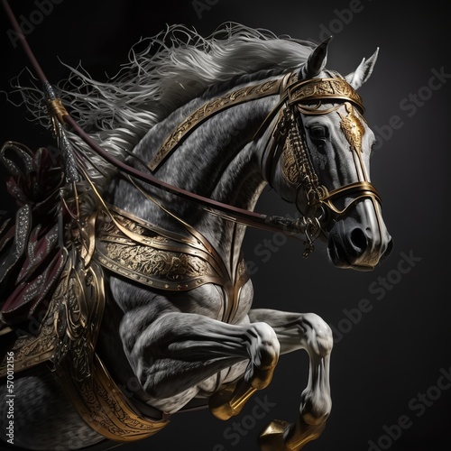 samurai horse in armor