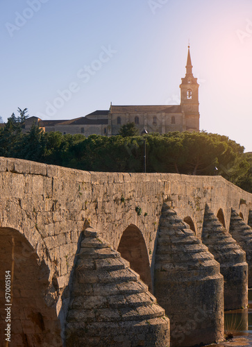 views of the Lerma palace at sunset photo