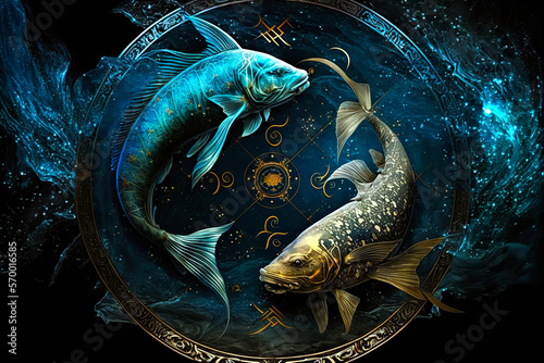 pisces fish horoscope sign symbol photo