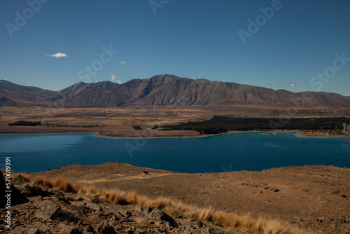 Lake Tekao landscape