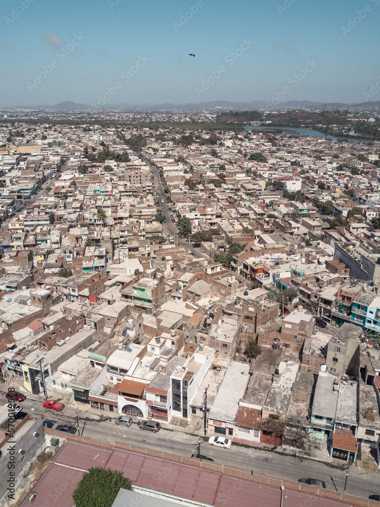 Aerial view of Mazatlan, Sinaloa, Mexico