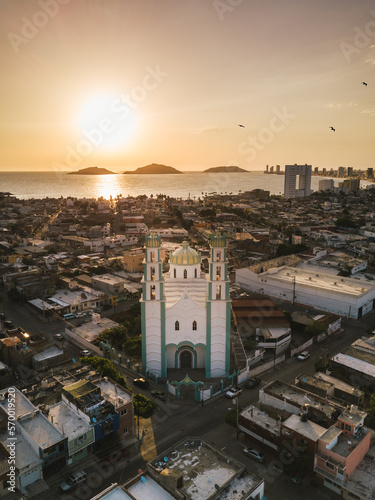 Aerial view of Mazatlan, Sinaloa, Mexico