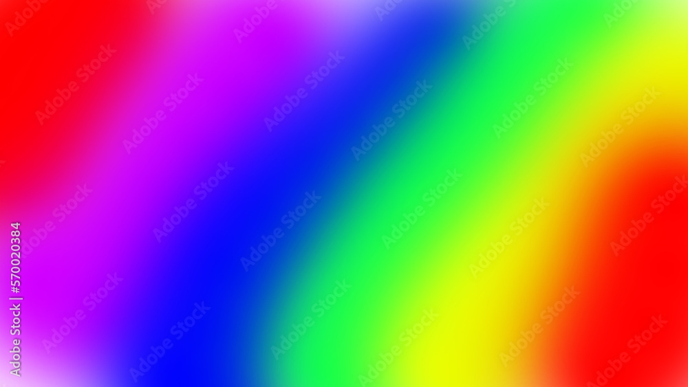 multicolour gradient background red pink blue green yellow red 