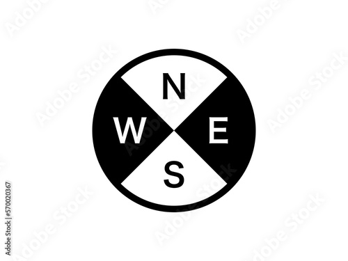 Free Download NEWS方位アイコンB：黒 - GFXLoad