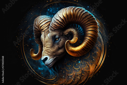 horoscope aries sign symbol photo