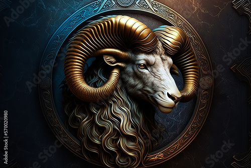 horoscope aries sign symbol photo