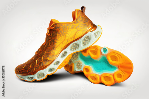 shoe cushion technology that reshapes to ideally respond to speed, ai