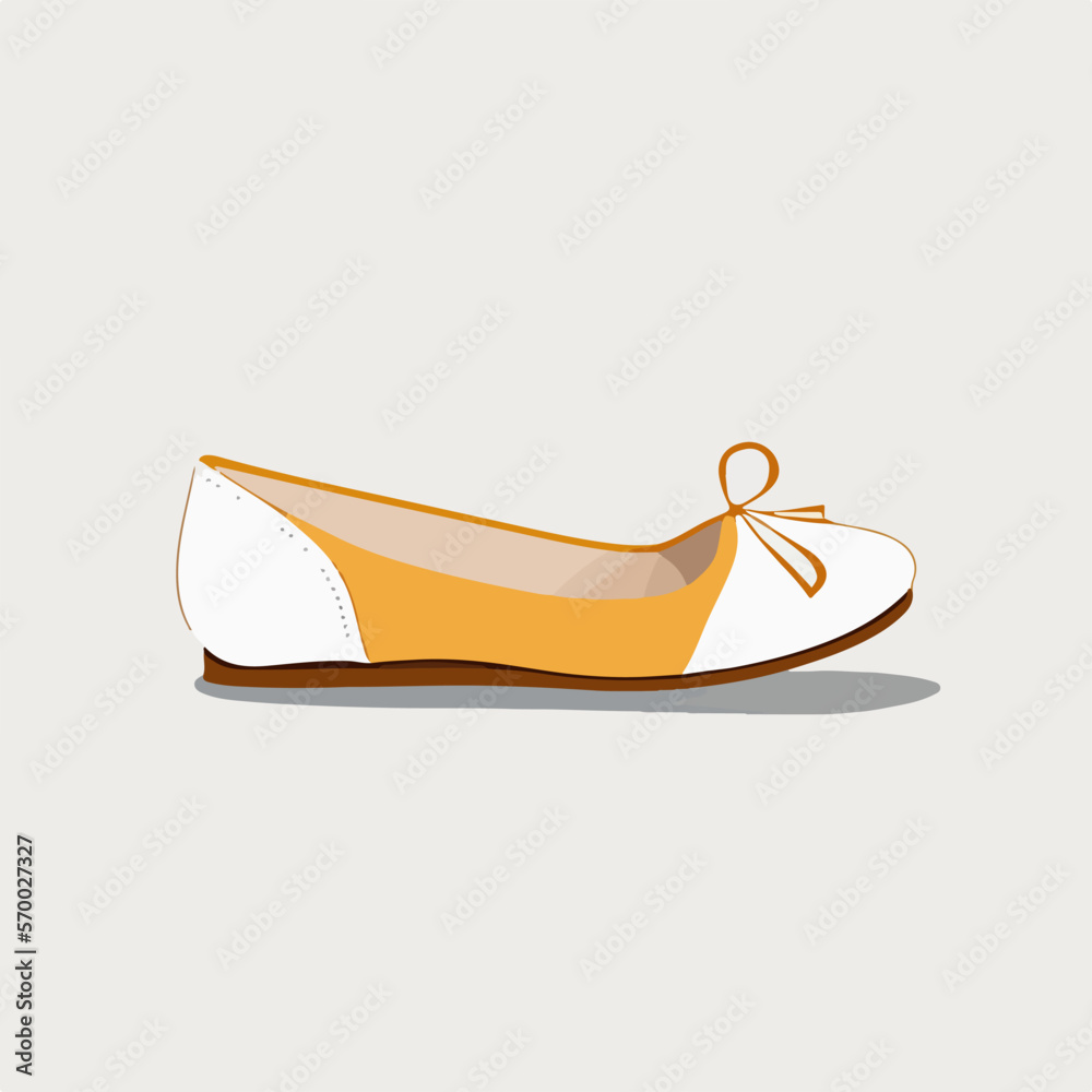 Cartoon shoes on a white background. Vector illustration Cartoon shoes on a white background. Vector illustration