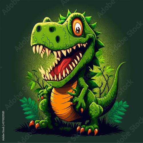 Dinosaur picture for kids © addad
