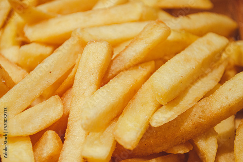 french fries close up