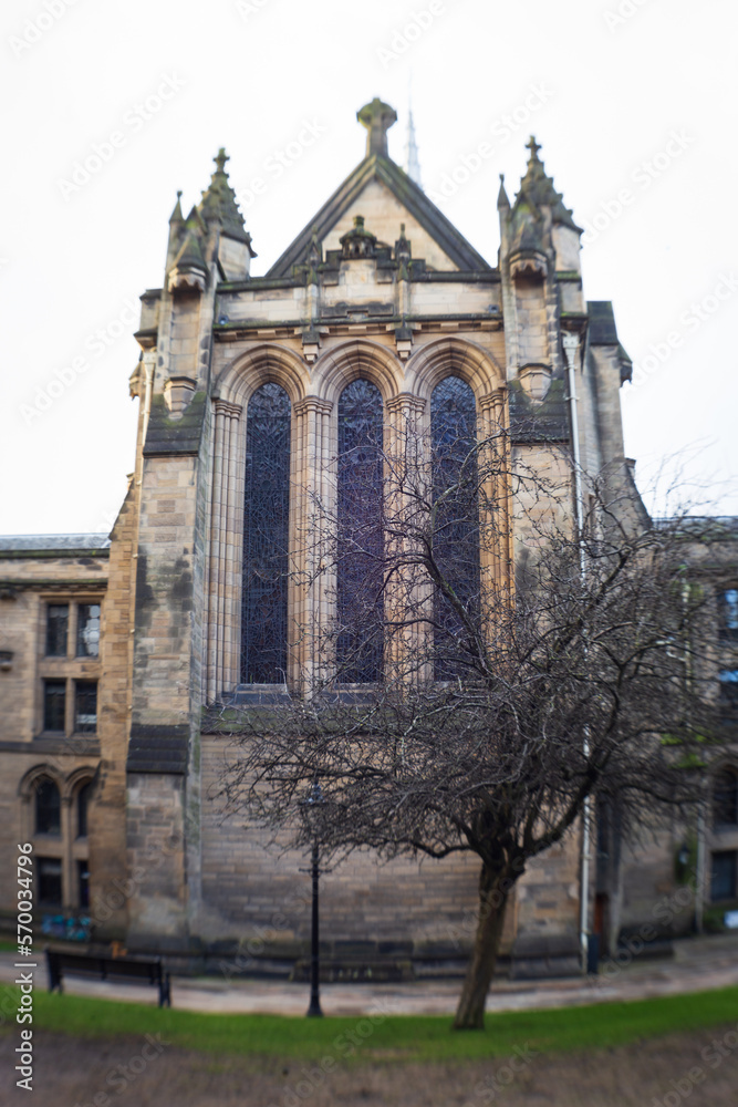 A Scottish university on a winter morning A Scottish university on a winter morning