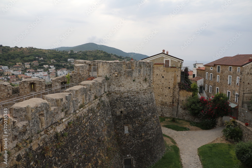 Angioino Aragonese Castle in Agropoli, Campania Italy