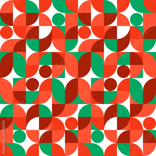 Abstract geometric pattern design in retro style Vector illustration colorful neo poster grid with geometrical shapes modern flyer background Scandinavian or Swiss prints of rectangles squares minimal