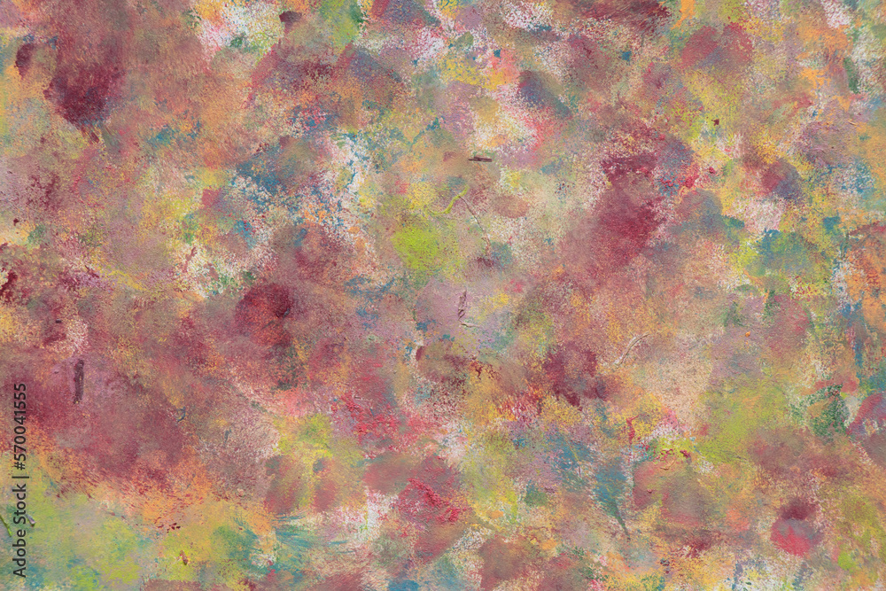 Camouflage military background painted with paints on paper, camouflage background