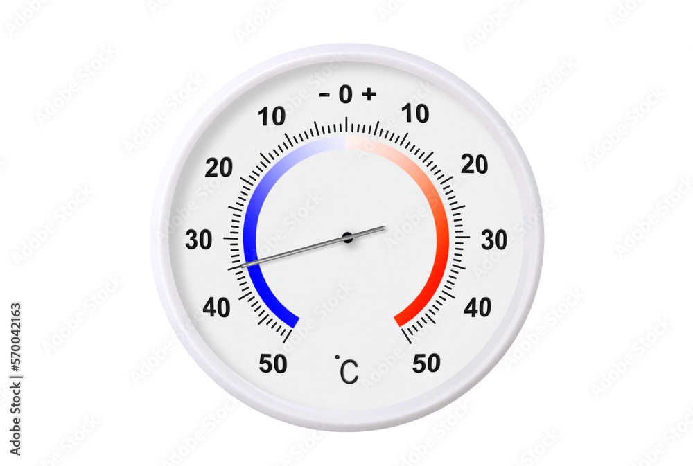 Celsius scale thermometer isolated on transparent background. PNG file. Ambient temperature minus 35 degrees Celsius scale thermometer isolated on transparent background. PNG file. Ambient temperature minus 35 degrees