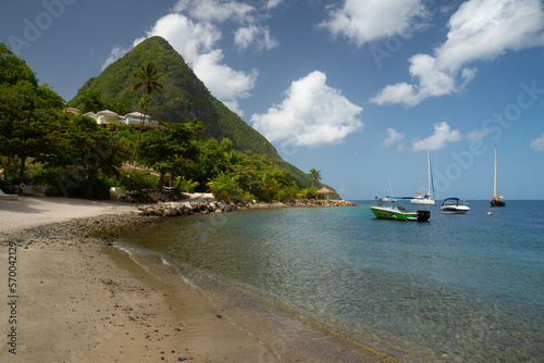 Fototapeta Naklejka Na Ścianę i Meble -  Piton Saint Lucia