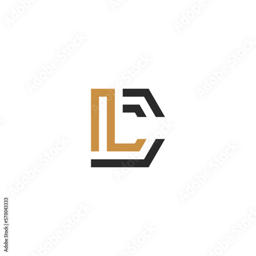 Alphabet Initials logo LC, CL, C and L