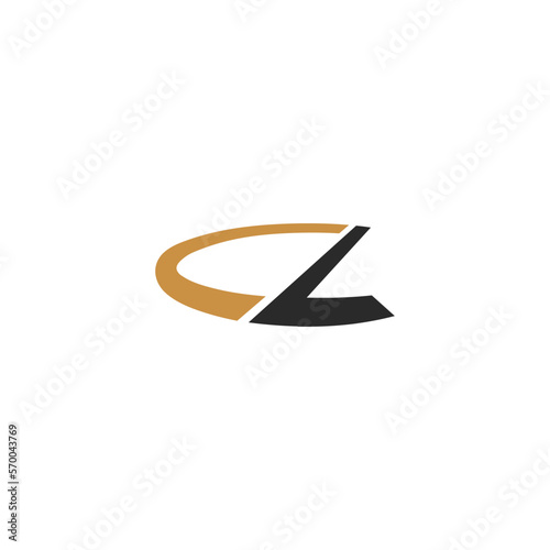 Alphabet letters Initials Monogram logo CL, LC, L and C