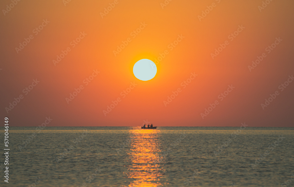fishermen at dawn
