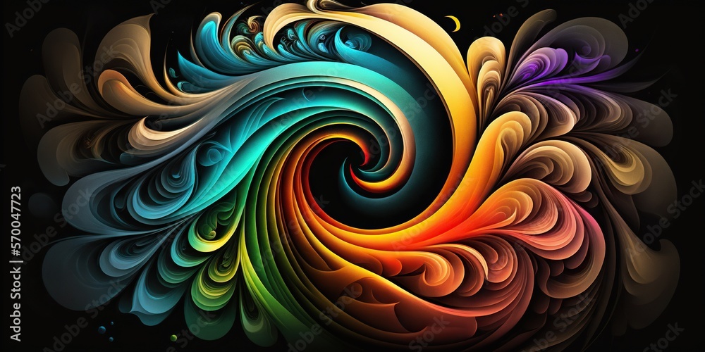 Colorful swirl textured background Colorful swirl textured background