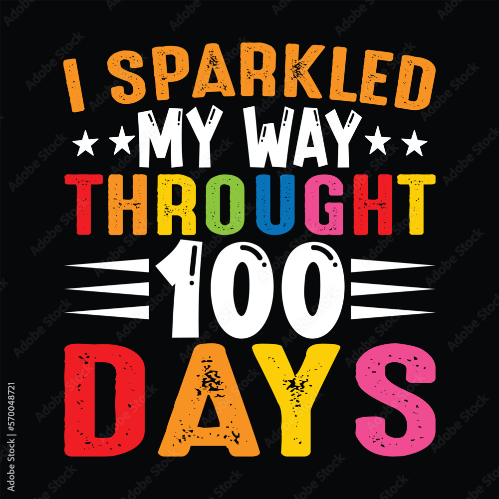 I sparkled my way through 100 days Shirt, 100 days of school Shirt, Preschool Shirt,  100 days svg, Cute 100 days Shirt, school, back to school, teacher, funny, student