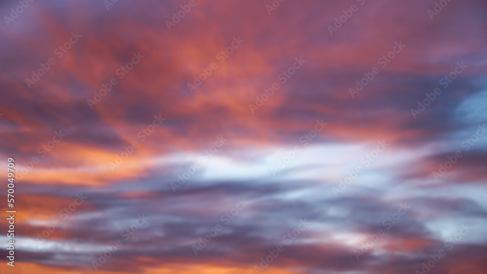  Colorful defocused sunrise sky nature background  
